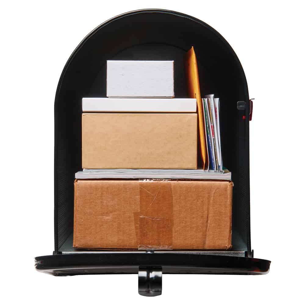 Gibraltar Mailboxes Stanley Extra Large, Steel, Post Mount Mailbox, Black, ST200B00 - Image 2