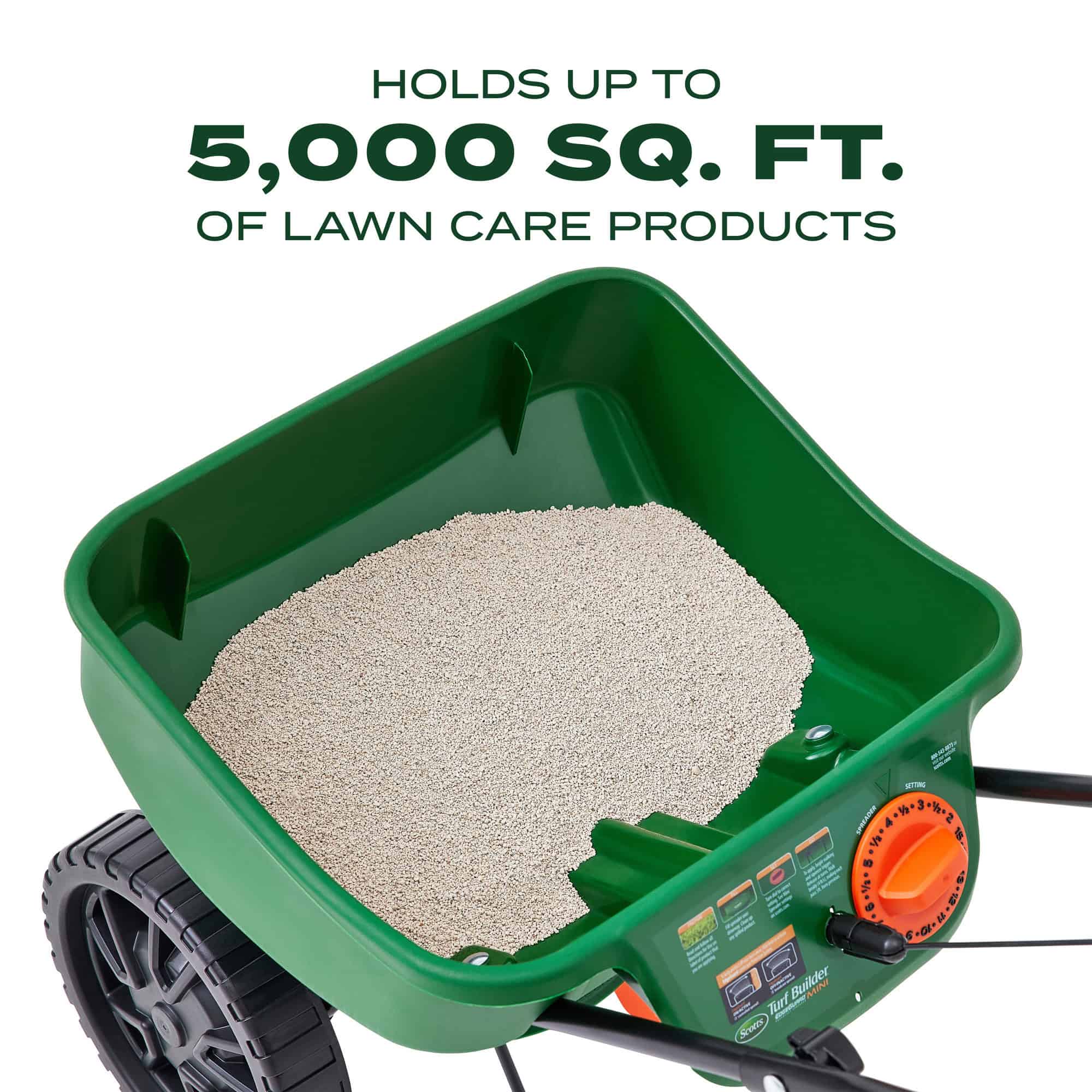 Scotts Turf Builder EdgeGuard Mini Broadcast Spreader - Image 8