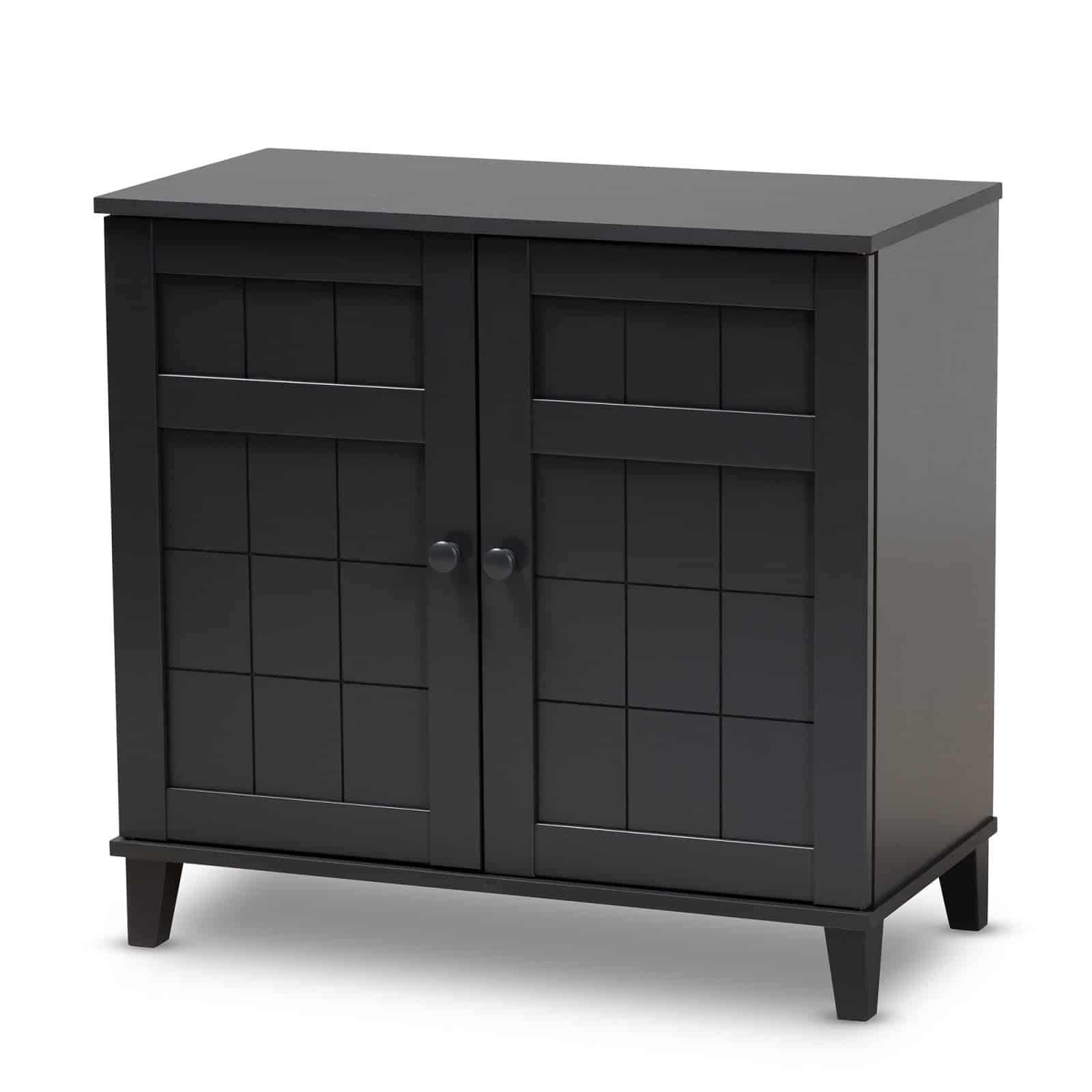Baxton Studio Glidden Wood Modern Shoe Cabinet - Image 4
