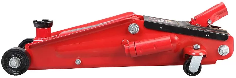 Big Red 3 Ton Hydraulic Trolley Service/Floor Jack with Extra Saddle, Fits SUVs and Trucks, Red, W8306 - Image 3