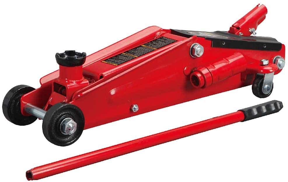 Big Red 3 Ton Hydraulic Trolley Service/Floor Jack with Extra Saddle, Fits SUVs and Trucks, Red, W8306 - Image 5