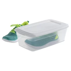 Alternative view of Sterilite 6 Qt. Storage Box Plastic, White, Set of 36