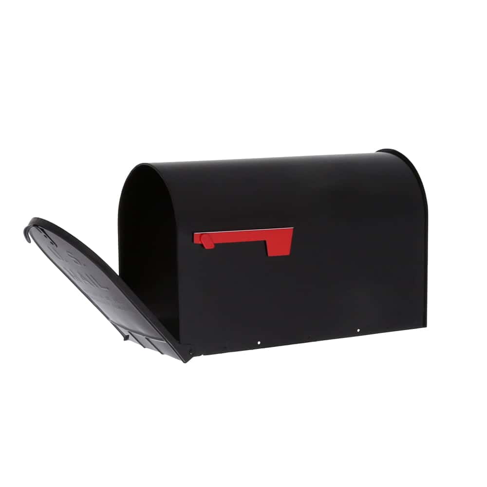Gibraltar Mailboxes Stanley Extra Large, Steel, Post Mount Mailbox, Black, ST200B00 - Image 4