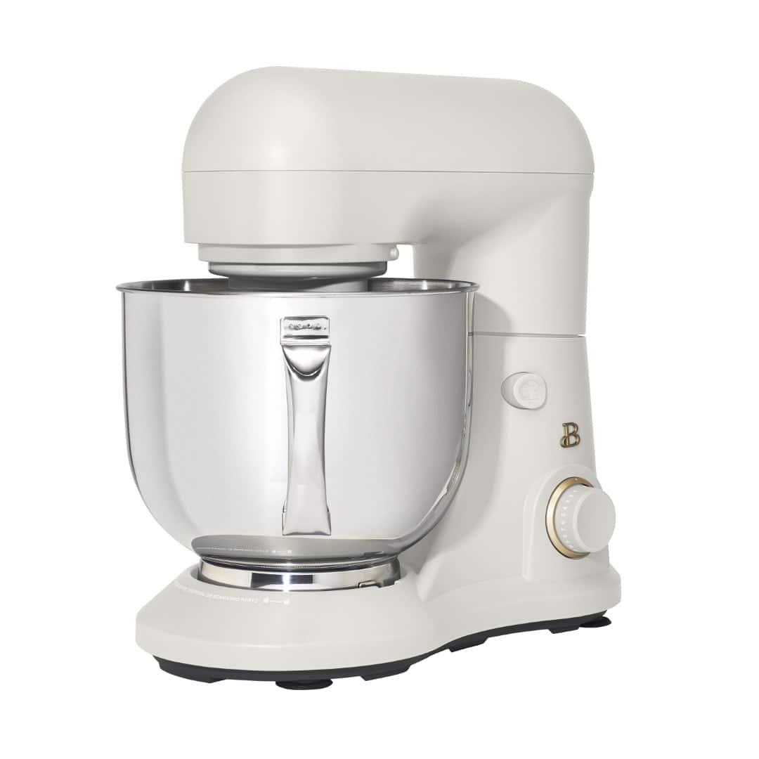 Beautiful 5.3QT Capacity Lightweight & Powerful Tilt-Head Stand Mixer, White Icing by Drew Barrymore - Image 3