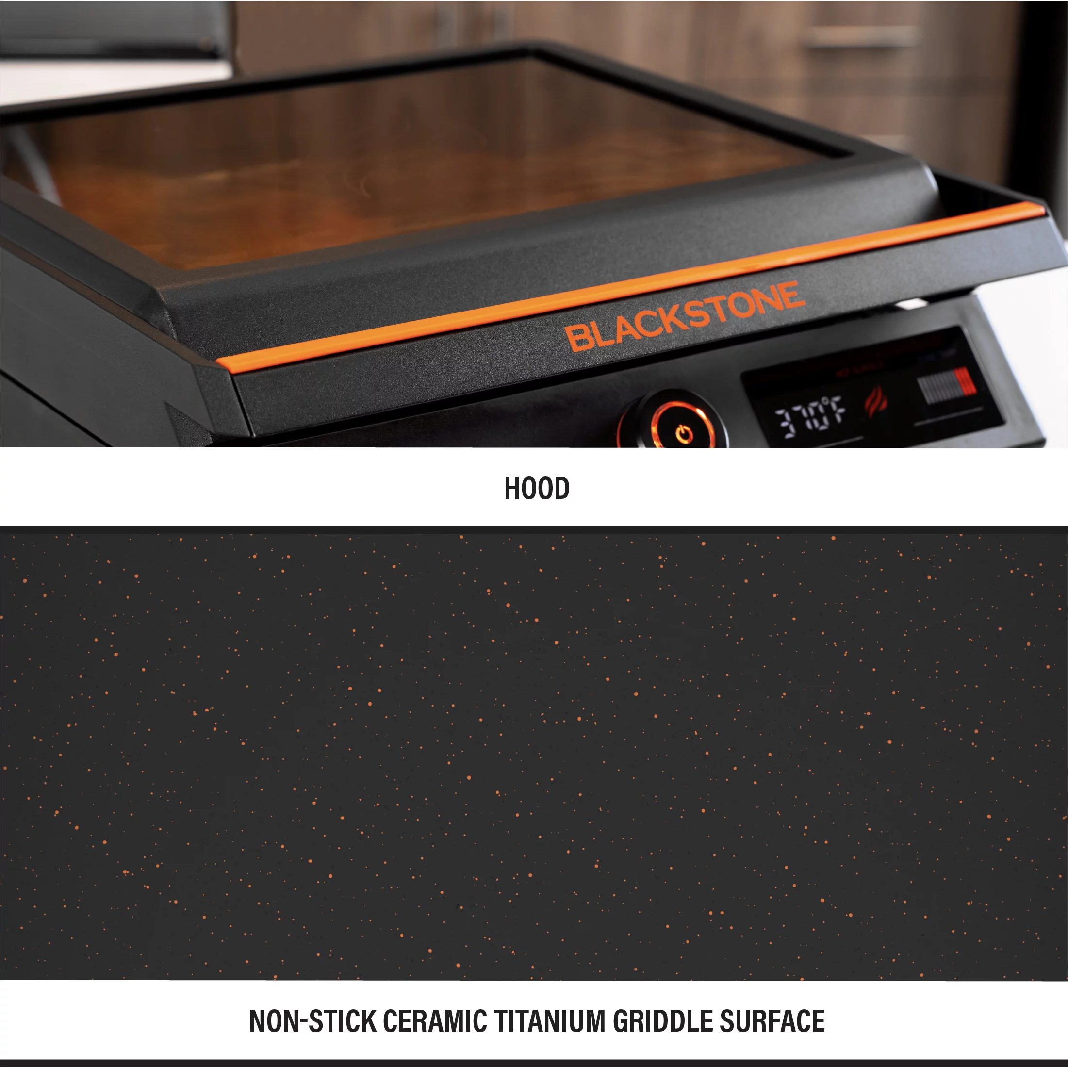 Blackstone E-Series 17" Electric Tabletop Griddle with Hood - Image 3