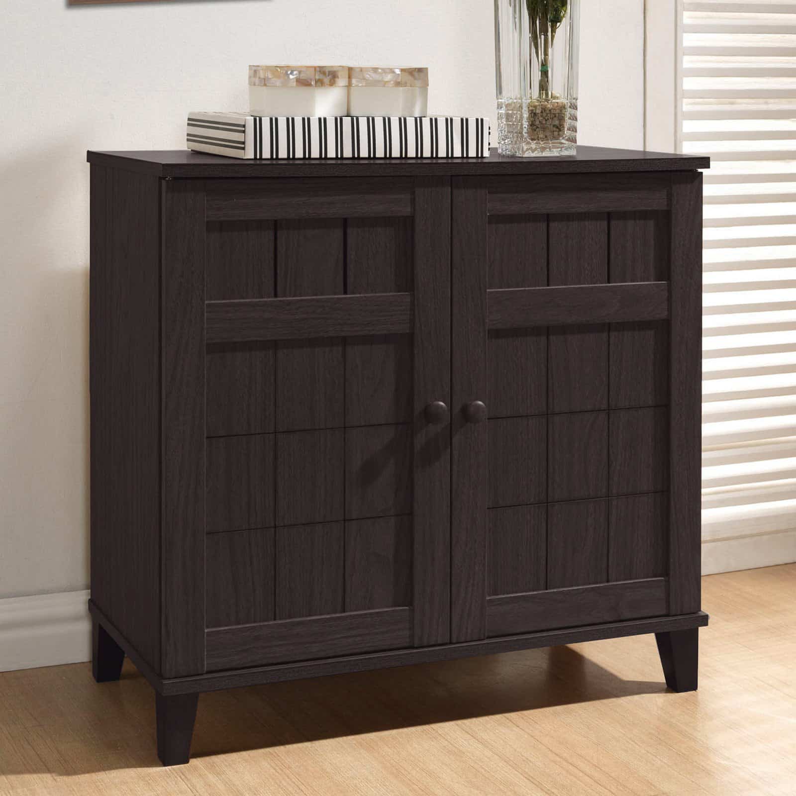 Baxton Studio Glidden Wood Modern Shoe Cabinet - Image 10