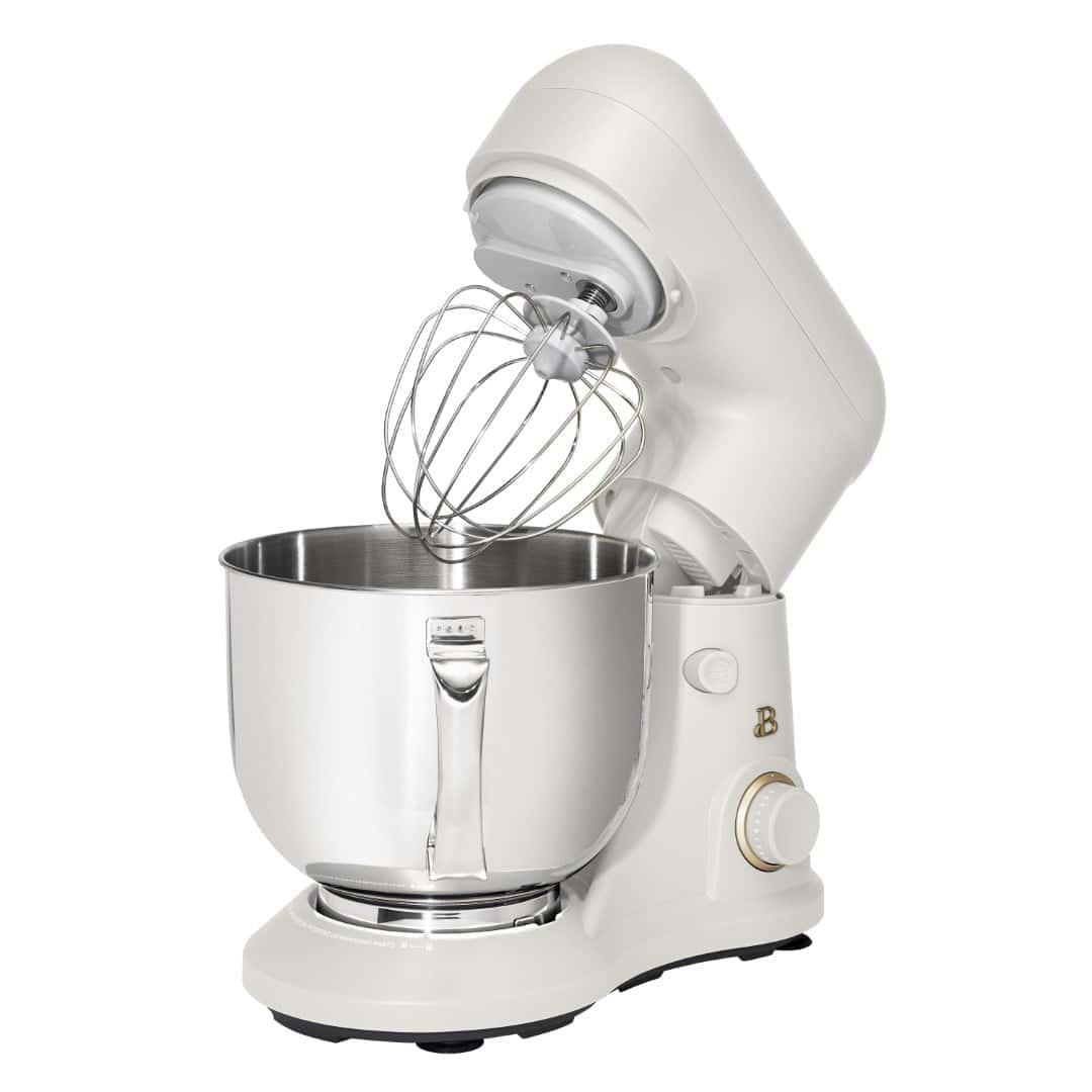 Beautiful 5.3QT Capacity Lightweight & Powerful Tilt-Head Stand Mixer, White Icing by Drew Barrymore - Image 2