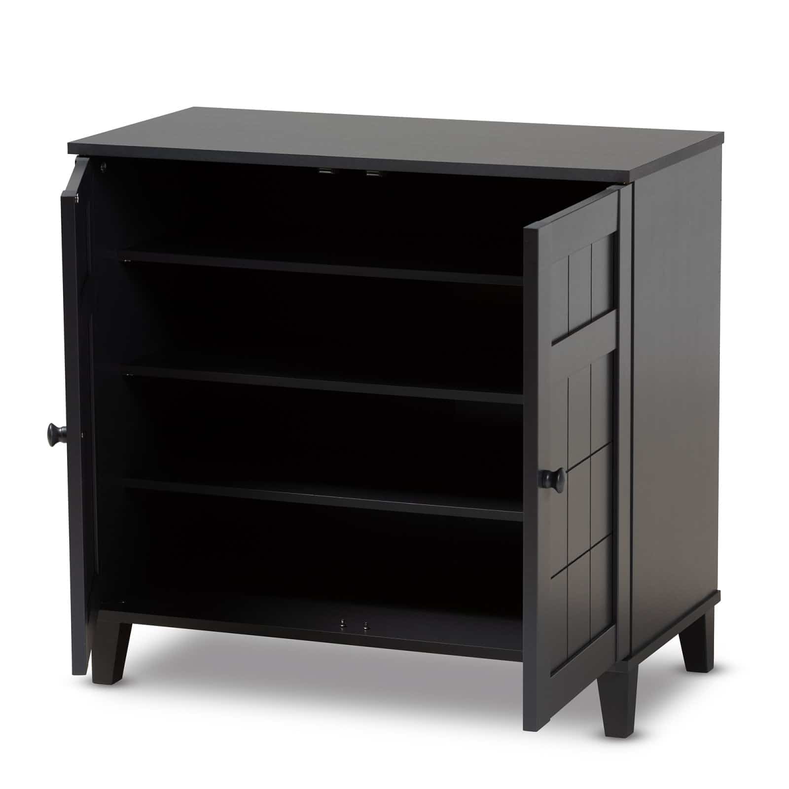 Baxton Studio Glidden Wood Modern Shoe Cabinet - Image 2