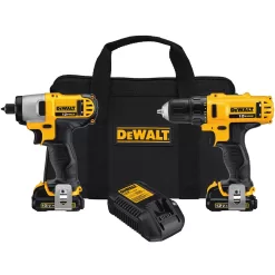 DEWALT 2-Tool 12-Volt Max Power Tool Combo Kit with Soft Case (2-Batteries and charger Included)