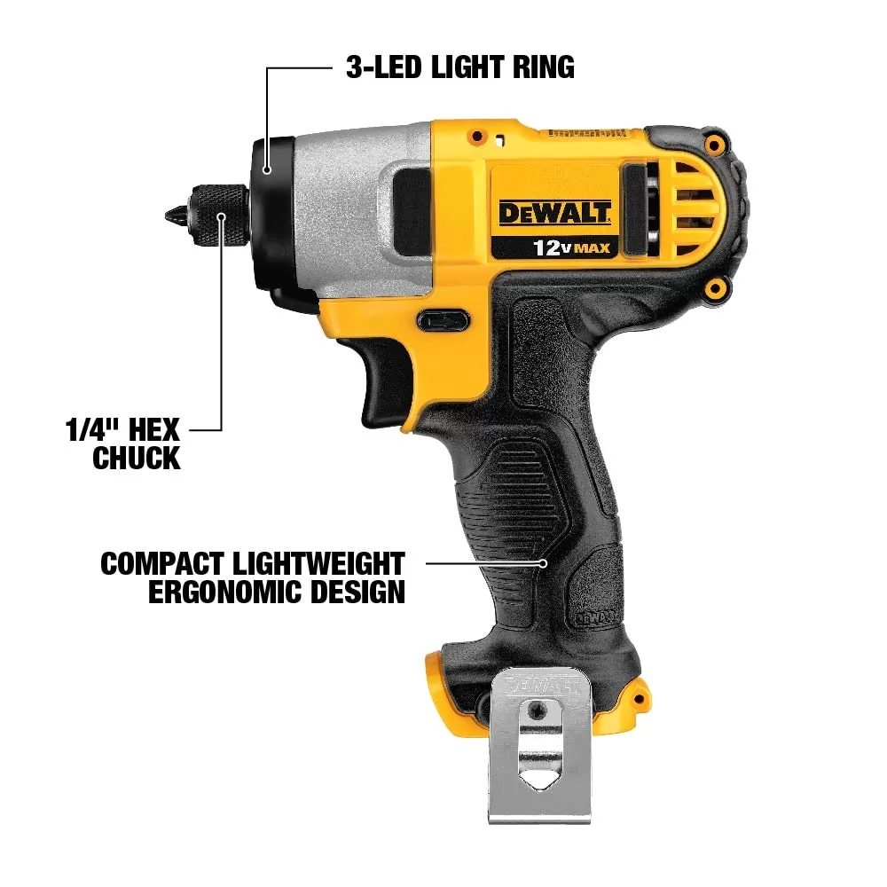 DEWALT 2-Tool 12-Volt Max Power Tool Combo Kit with Soft Case (2-Batteries and charger Included) - Image 3