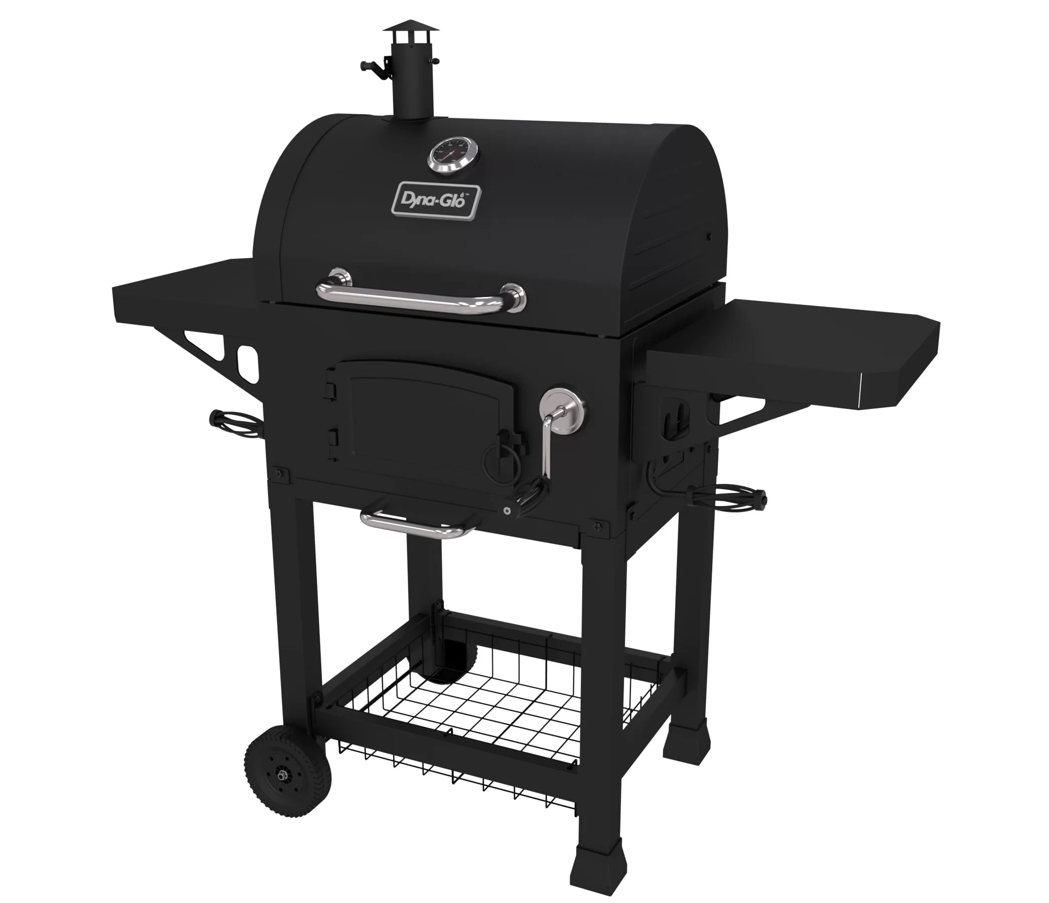 Dyna-Glo 22.5-in W Black Barrel Charcoal Grill
