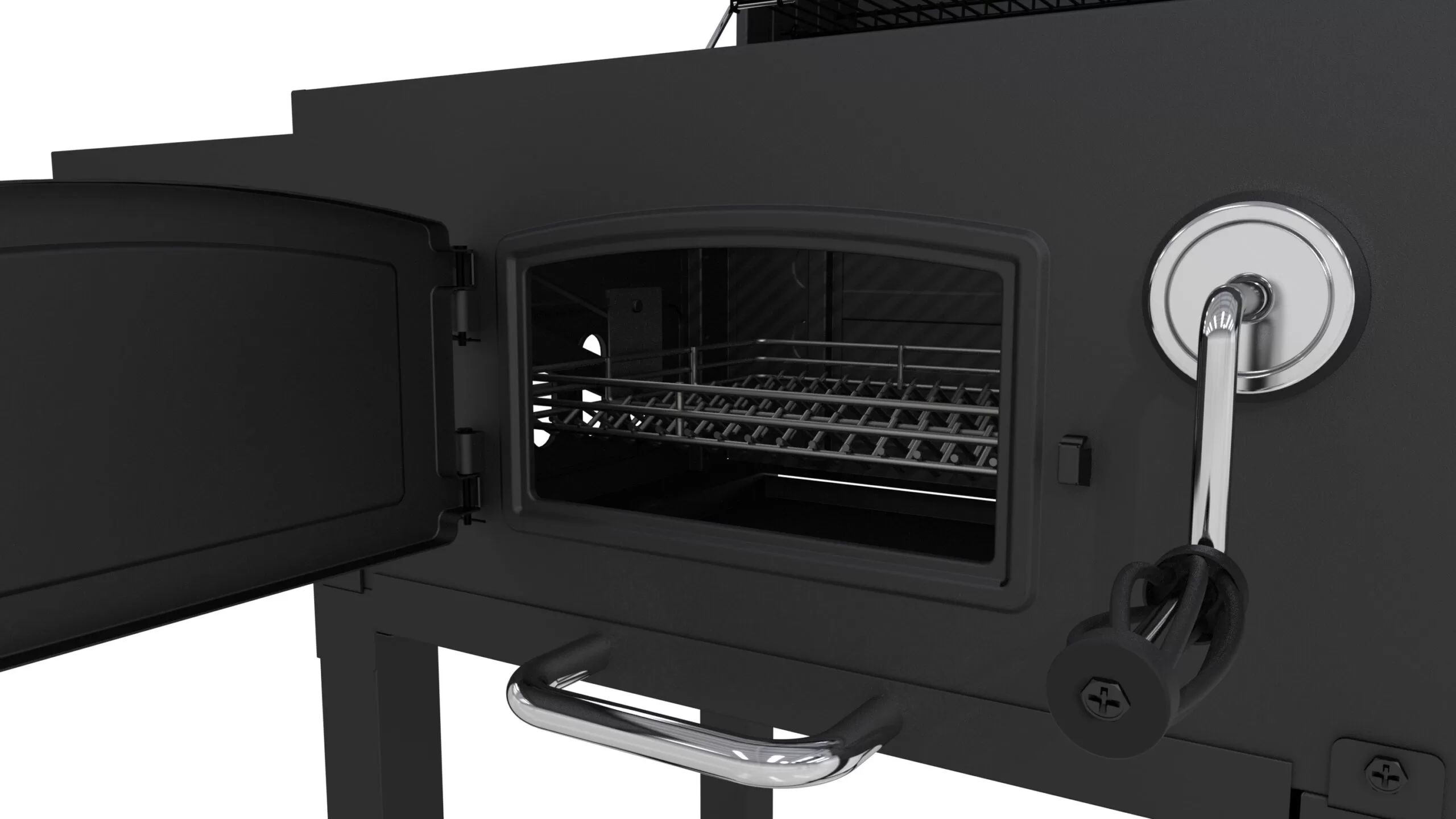 Dyna-Glo 22.5-in W Black Barrel Charcoal Grill - Image 3