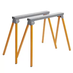 BORA 2-Pack 3.5-in W x 33-in H Steel Saw Horse (1000-lb Capacity)