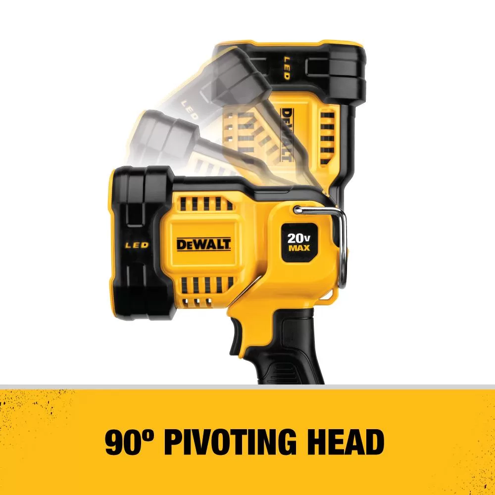 DEWALT DCL043 20-Volt Max 1000-Lumen LED Rechargeable Power Tool Flashlight - Image 5