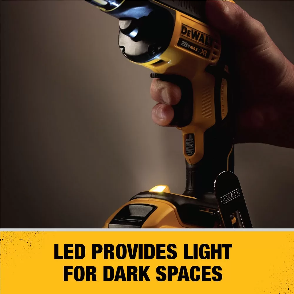 DEWALT DCF620D2 XR-Amp 20-volt Max Lithium Ion (li-ion) Brushless Screw Gun Kit - Image 4