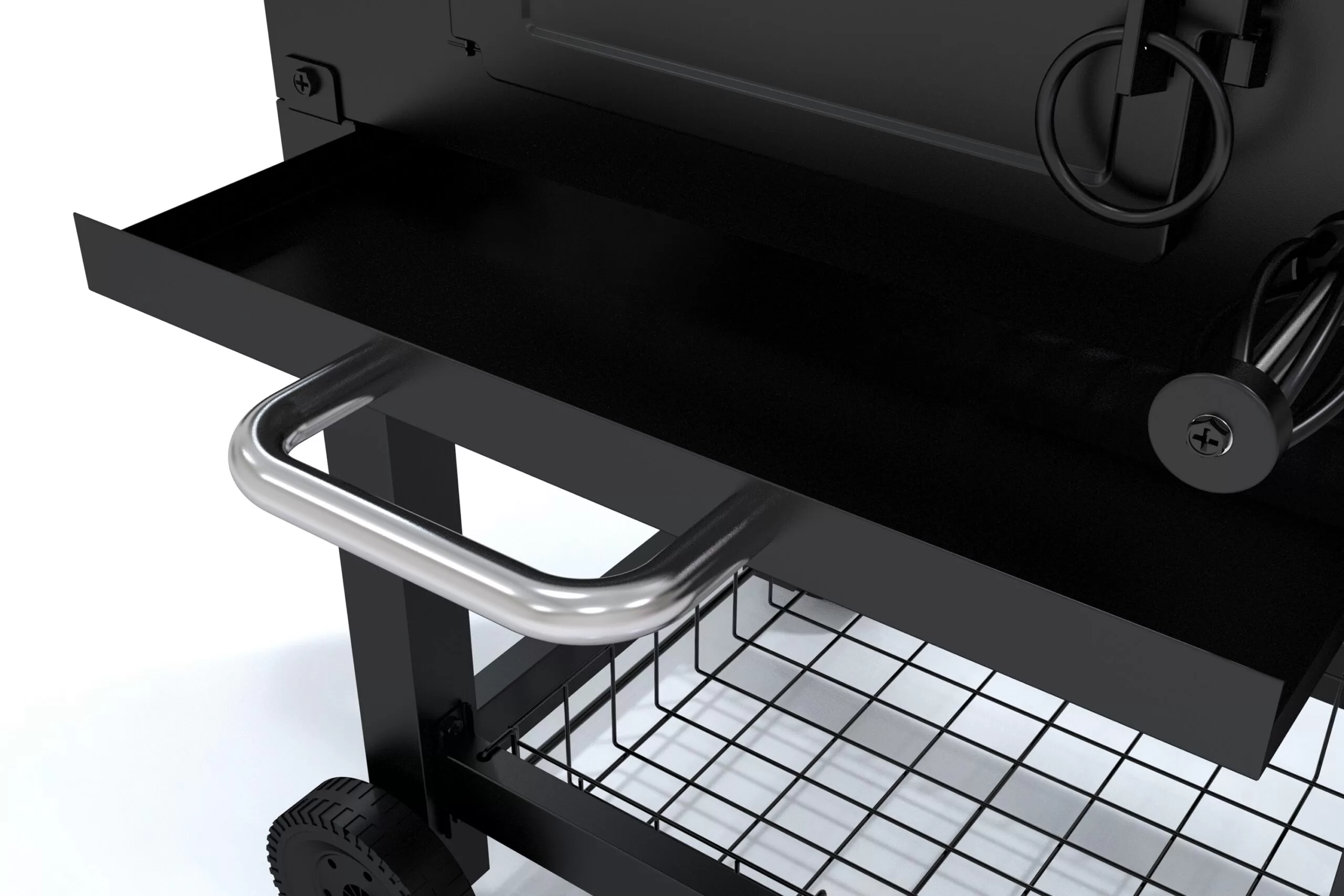 Dyna-Glo 22.5-in W Black Barrel Charcoal Grill - Image 7
