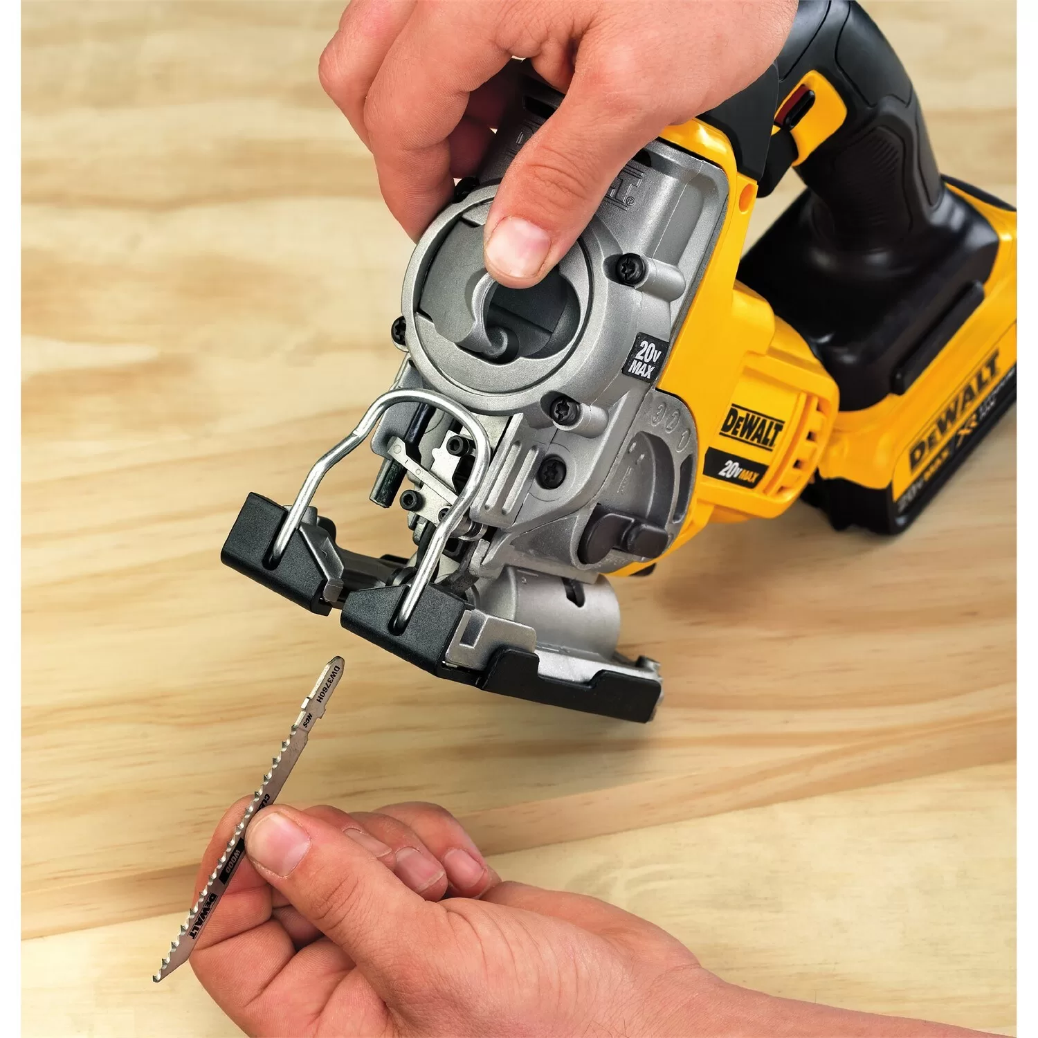 DEWALT 20-Volt Max Variable Speed Keyless Cordless Jigsaw (Charger Included and Battery Included) - Image 8