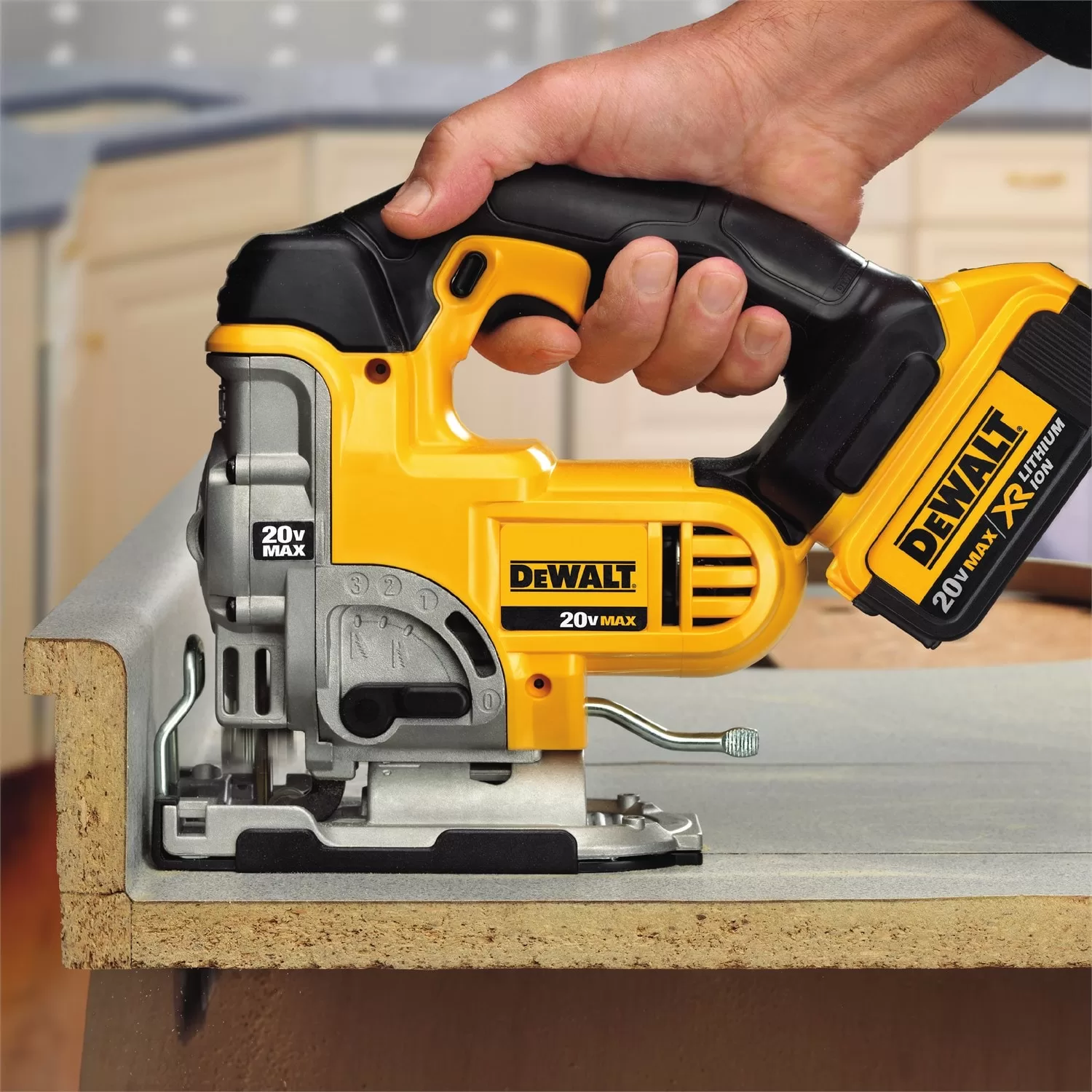 DEWALT 20-Volt Max Variable Speed Keyless Cordless Jigsaw (Charger Included and Battery Included) - Image 4