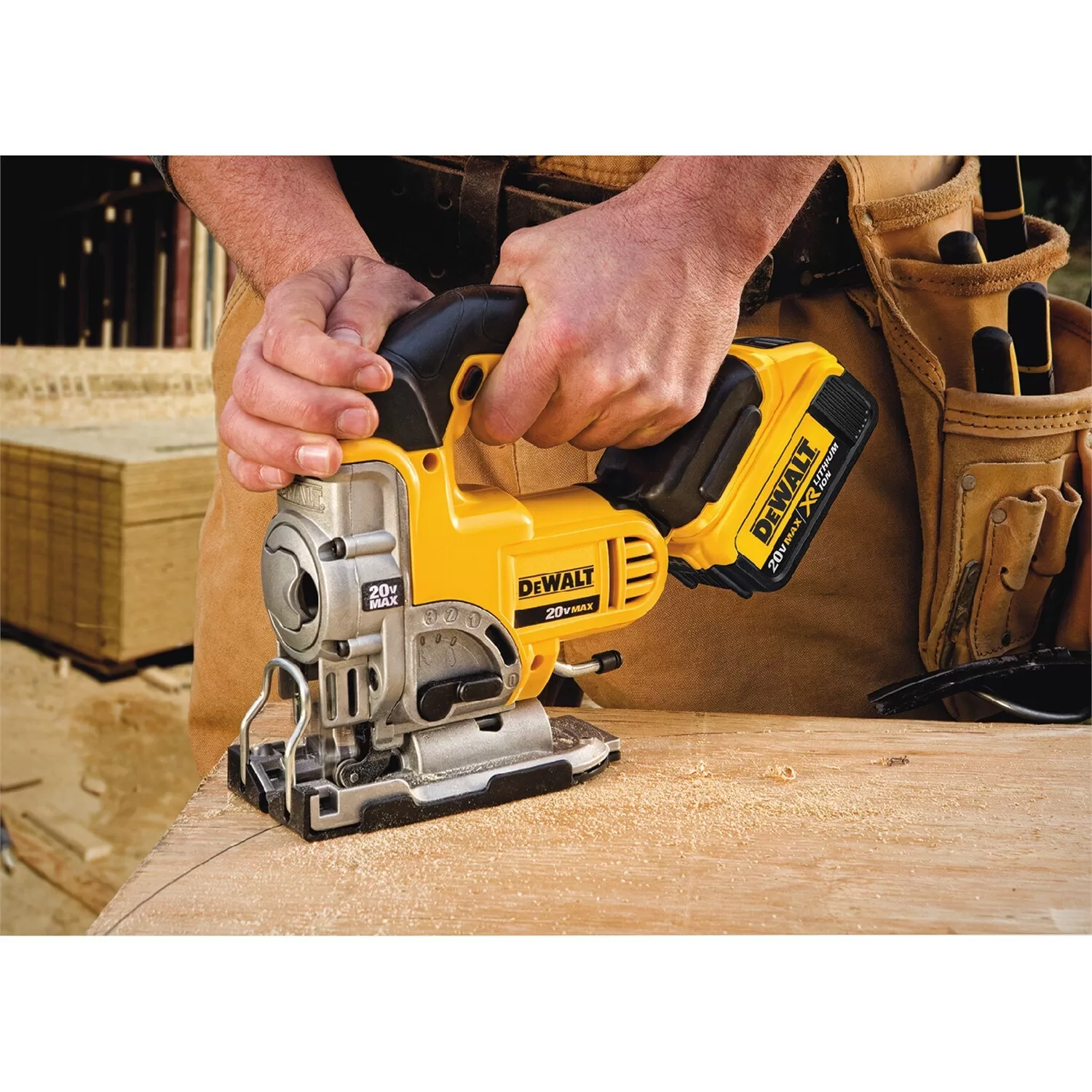 DEWALT 20-Volt Max Variable Speed Keyless Cordless Jigsaw (Charger Included and Battery Included) - Image 5