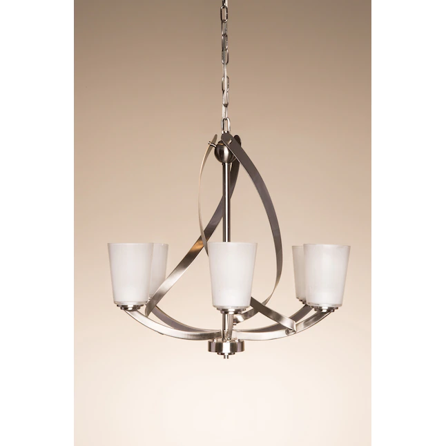 Kichler 34693 Layla 6-Light Brushed Nickel Transitional Chandelier - Image 5