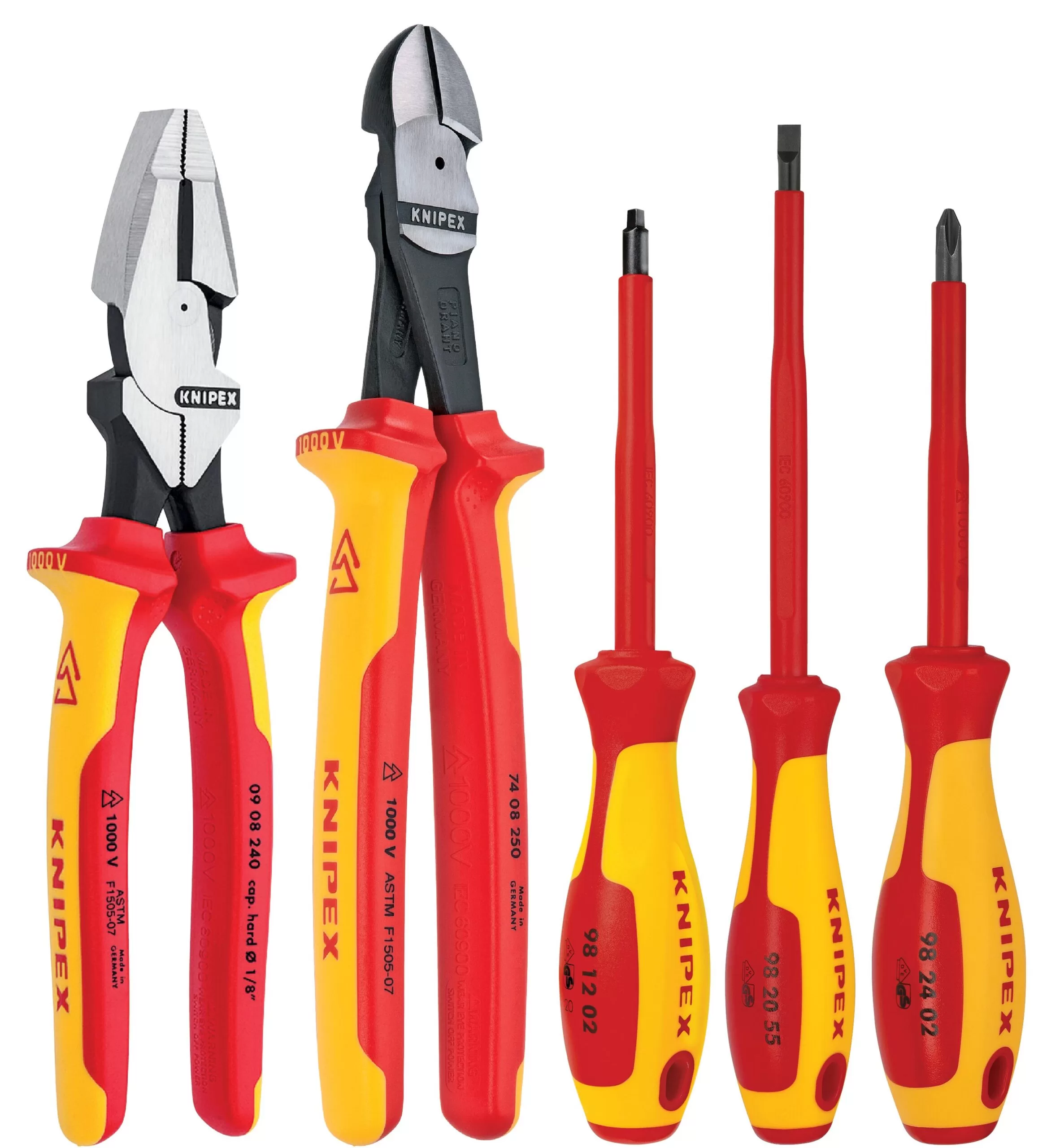 KNIPEX 5-Pack Assorted Plier Set