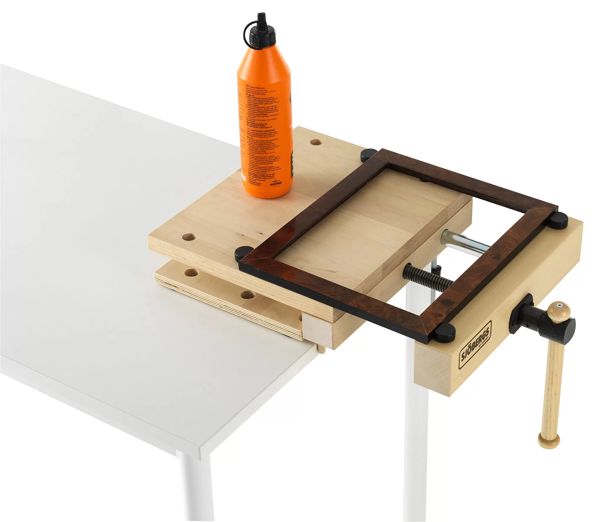 Sjobergs 14-1/4-in Wood Woodworkers Vise - Image 4