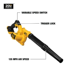 Alternative view of DEWALT DCE100B 20-volt Max Jobsite Blower (Tool Only)