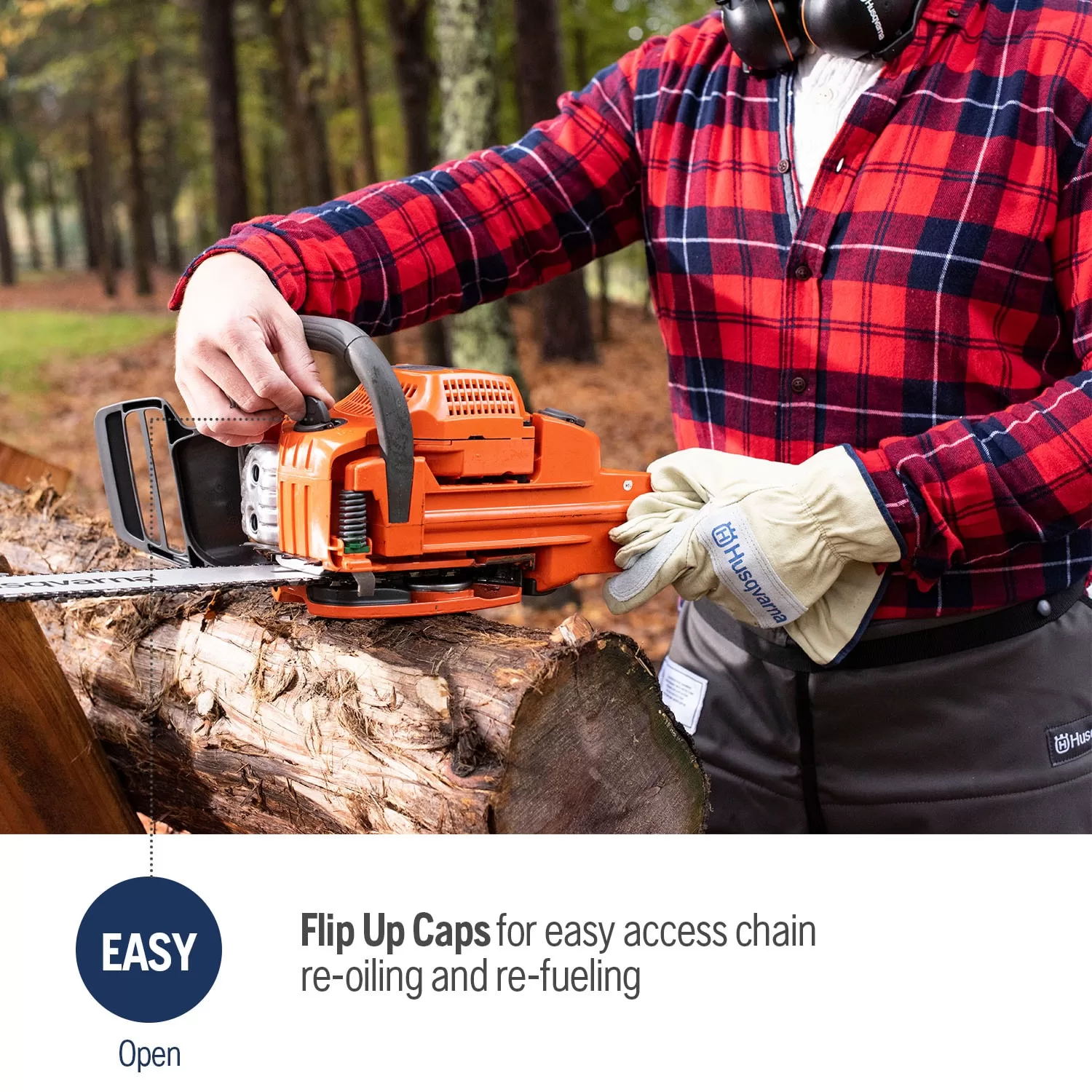 Husqvarna 450 Rancher 20-in 50.2-cc 2-Cycle Gas Chainsaw - Image 4