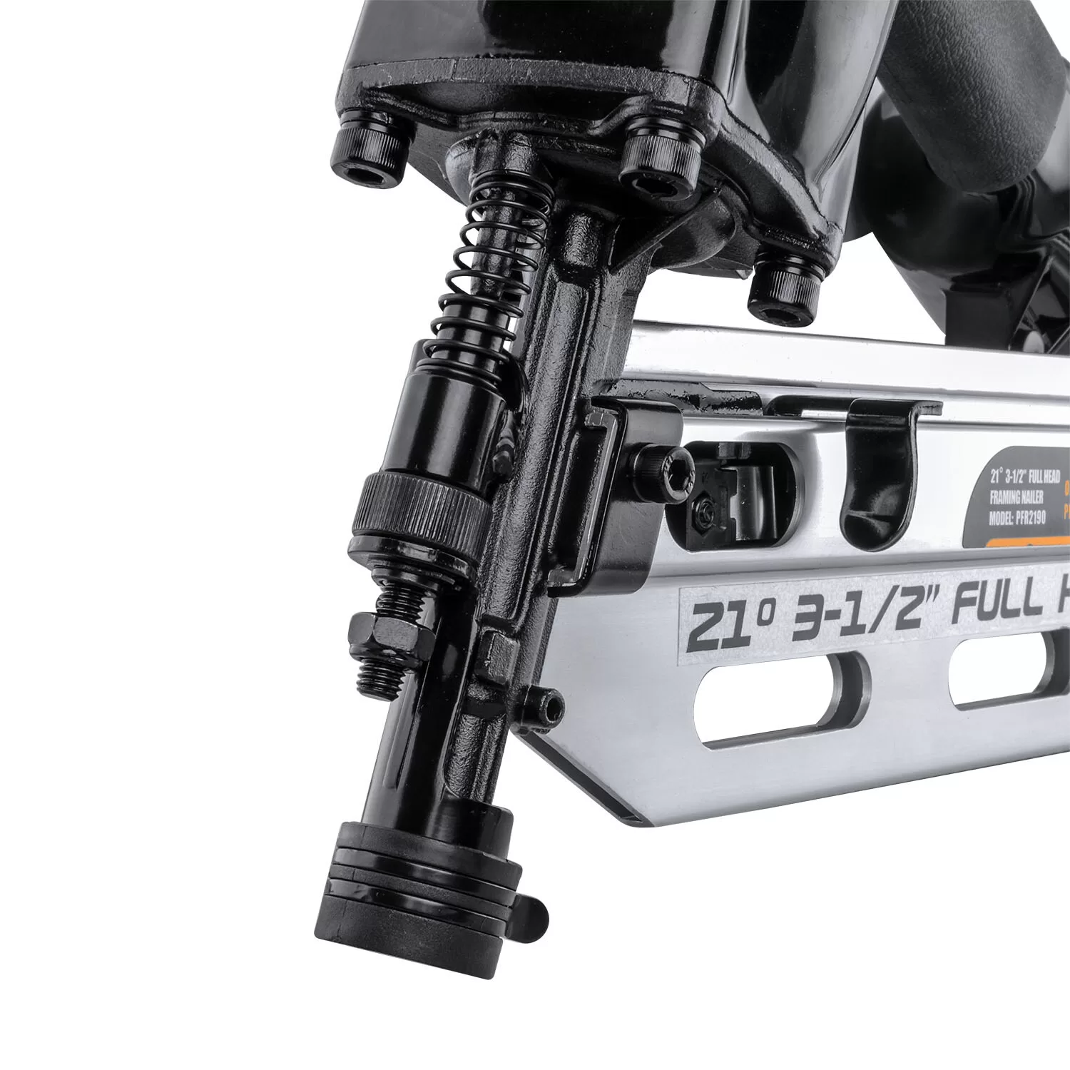 FREEMAN Full Round Head, include plastic Case 3.5-in 21-Degree Pneumatic Framing Nailer - Image 3