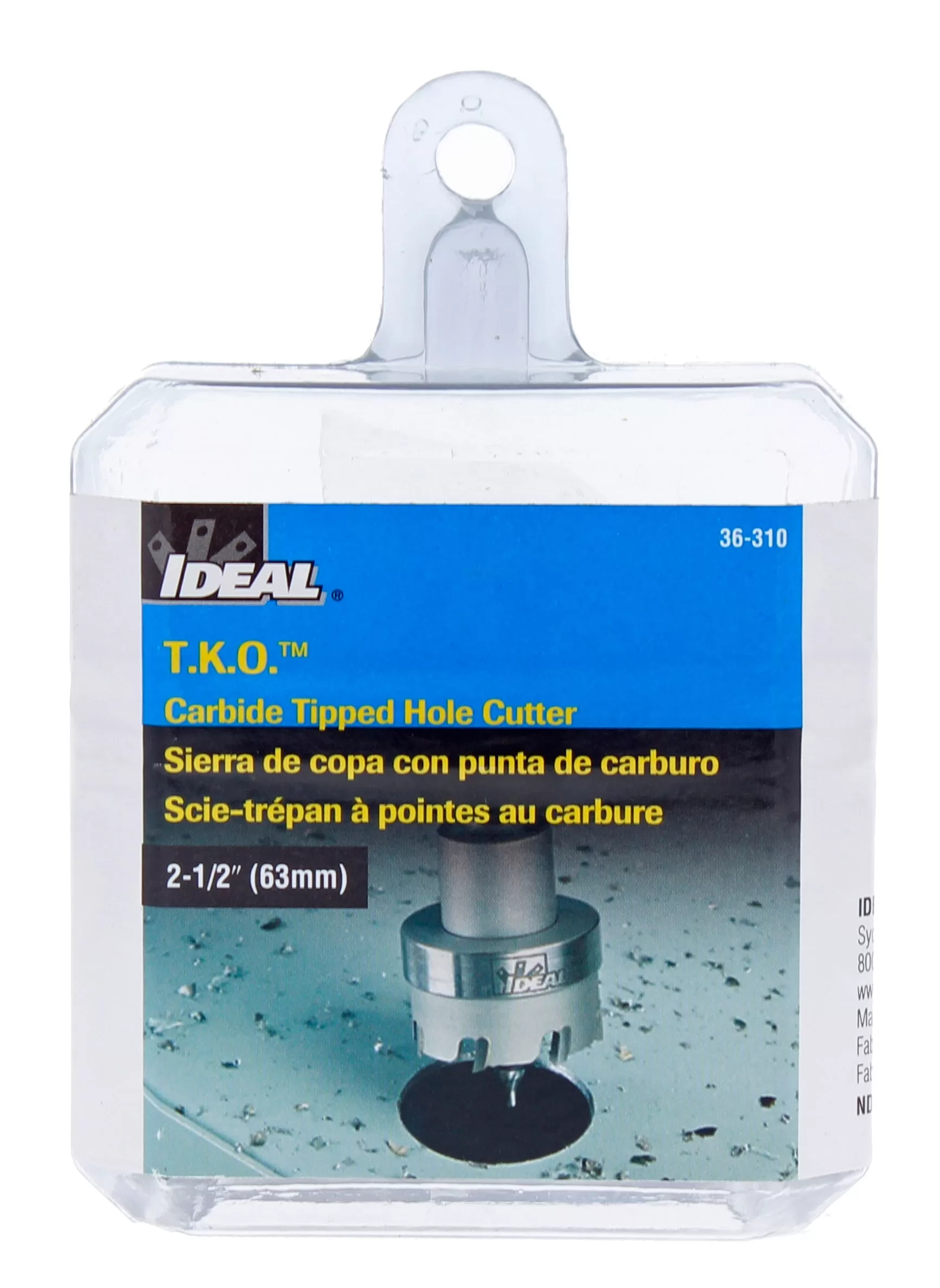 IDEAL 2-1/2-in Carbide-Tipped Arbored Hole Saw - Image 7