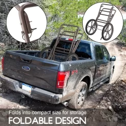 Costway New Deer Cart Game Hauler Utility Gear Dolly Cart Hunting Accessories - 500 LB