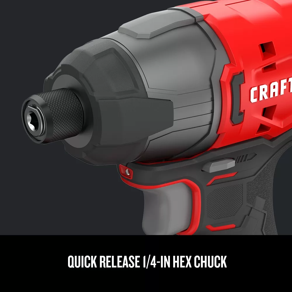 CRAFTSMAN V20 20-volt Max Variable Speed Cordless Impact Driver (2-Batteries Included) - Image 5
