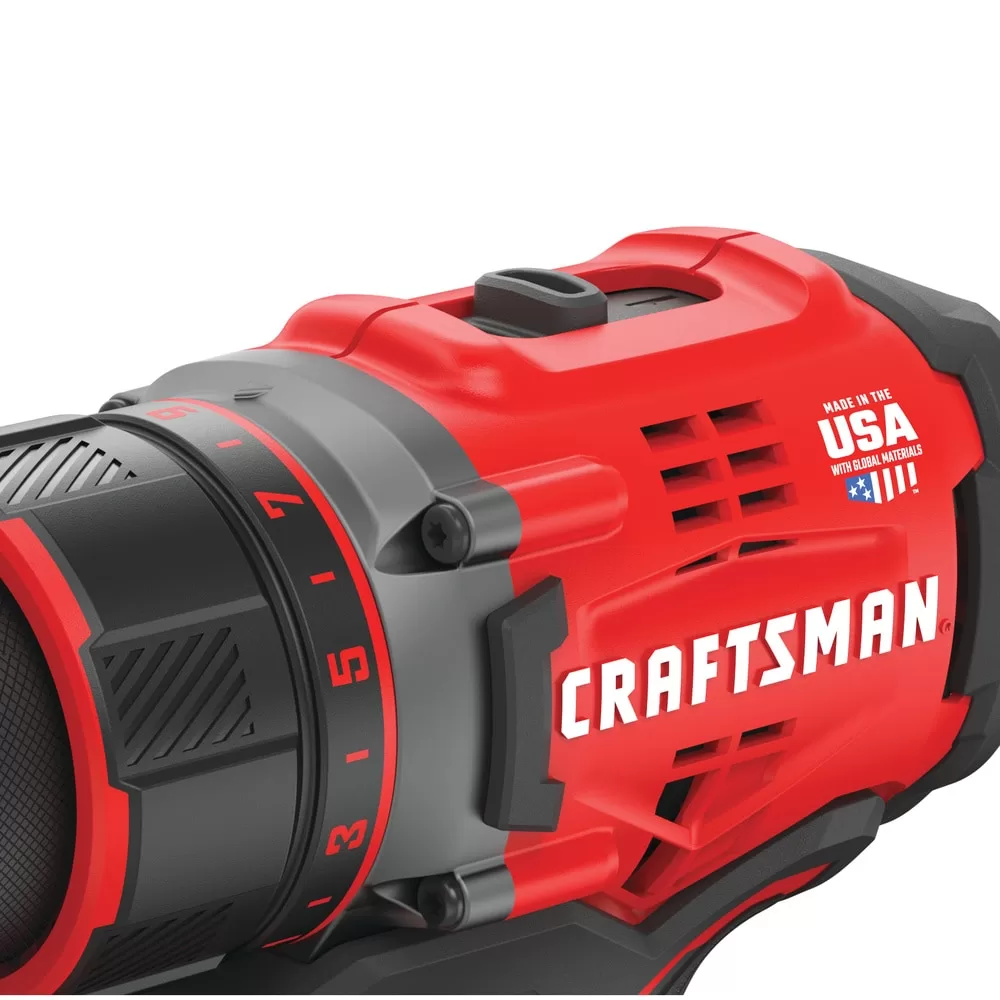 CRAFTSMAN V20 20-volt 1/2-in Brushless Cordless Drill(2 Li-ion Batteries Included and Charger Included) - Image 9