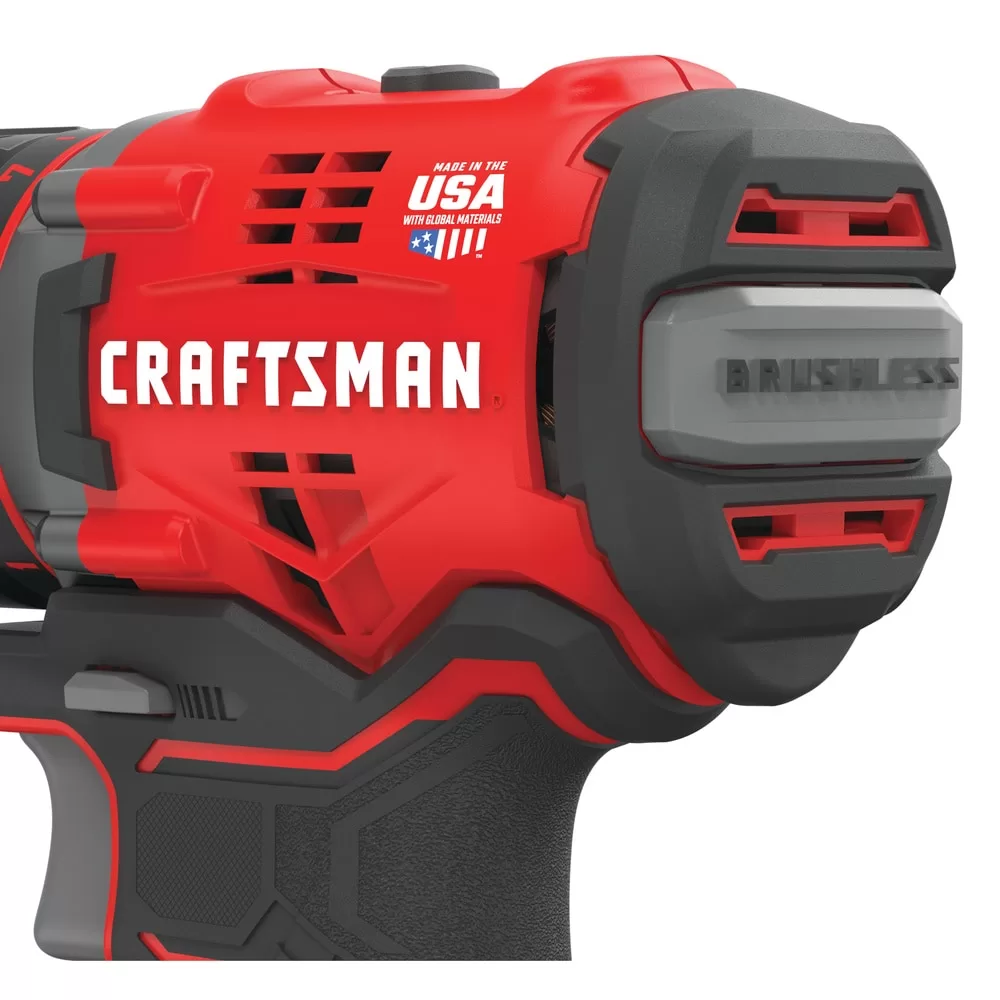 CRAFTSMAN V20 20-volt 1/2-in Brushless Cordless Drill(2 Li-ion Batteries Included and Charger Included) - Image 7