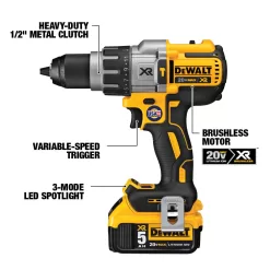 Alternative view of DEWALT DCK299M2 XR 2-Tool 20-Volt Max Brushless Power Tool Combo Kit with Soft Case (2-Batteries and charger Included)