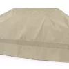 Covermates Island Grill Cover – Weather Resistant Polyester, Adjustable Drawcord, Mesh Vent, Grill and Heating-Khaki