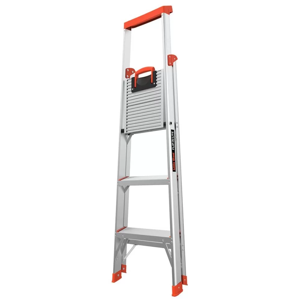 Little Giant Ladders Flip-N-Lite M5 Aluminum 5-ft Type 1A- 300-lb Capacity Platform Step Ladder - Image 8