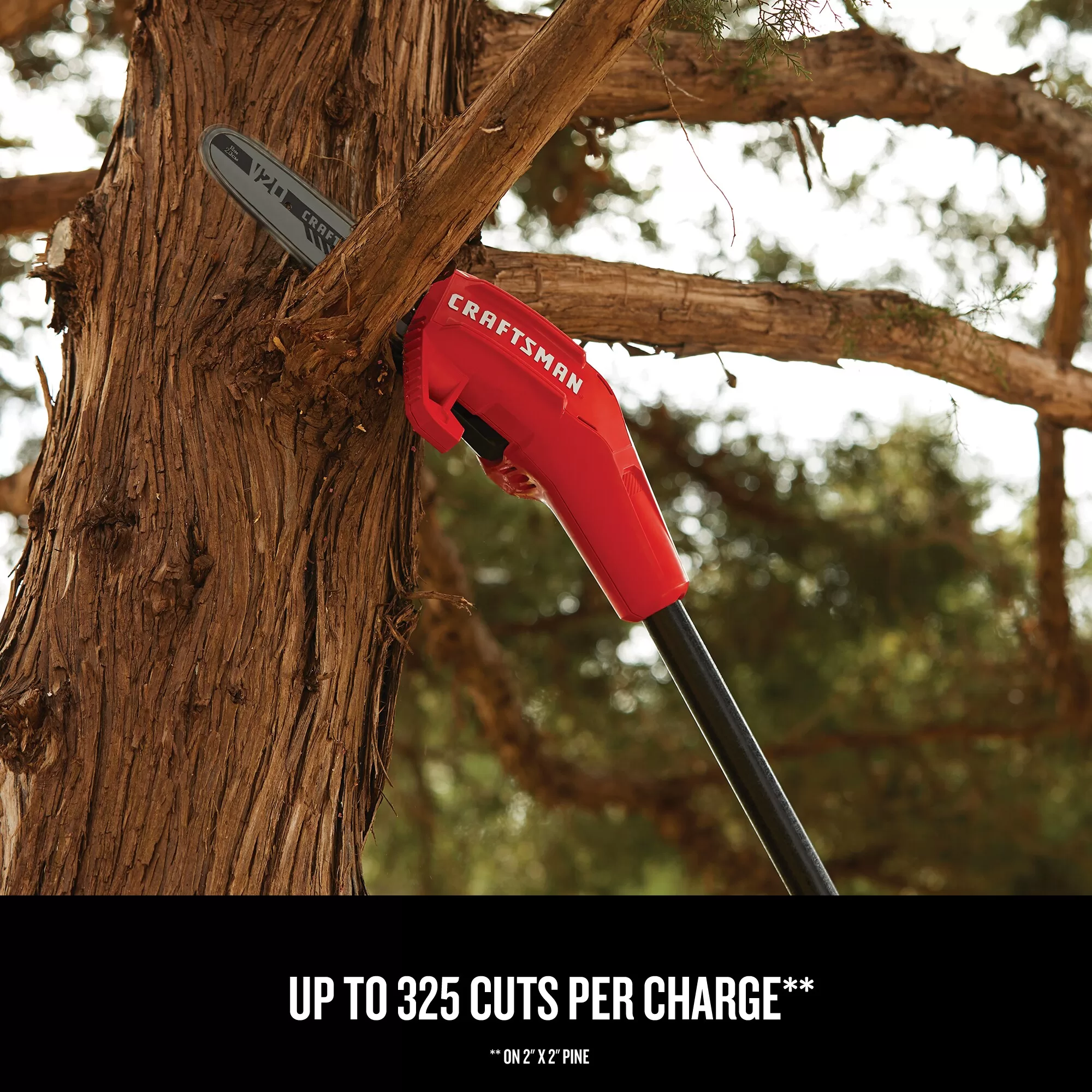 CRAFTSMAN V20 20-volt max 8.0-in 4 Ah Battery Pole Saw Battery Included, Charger Included - Image 4