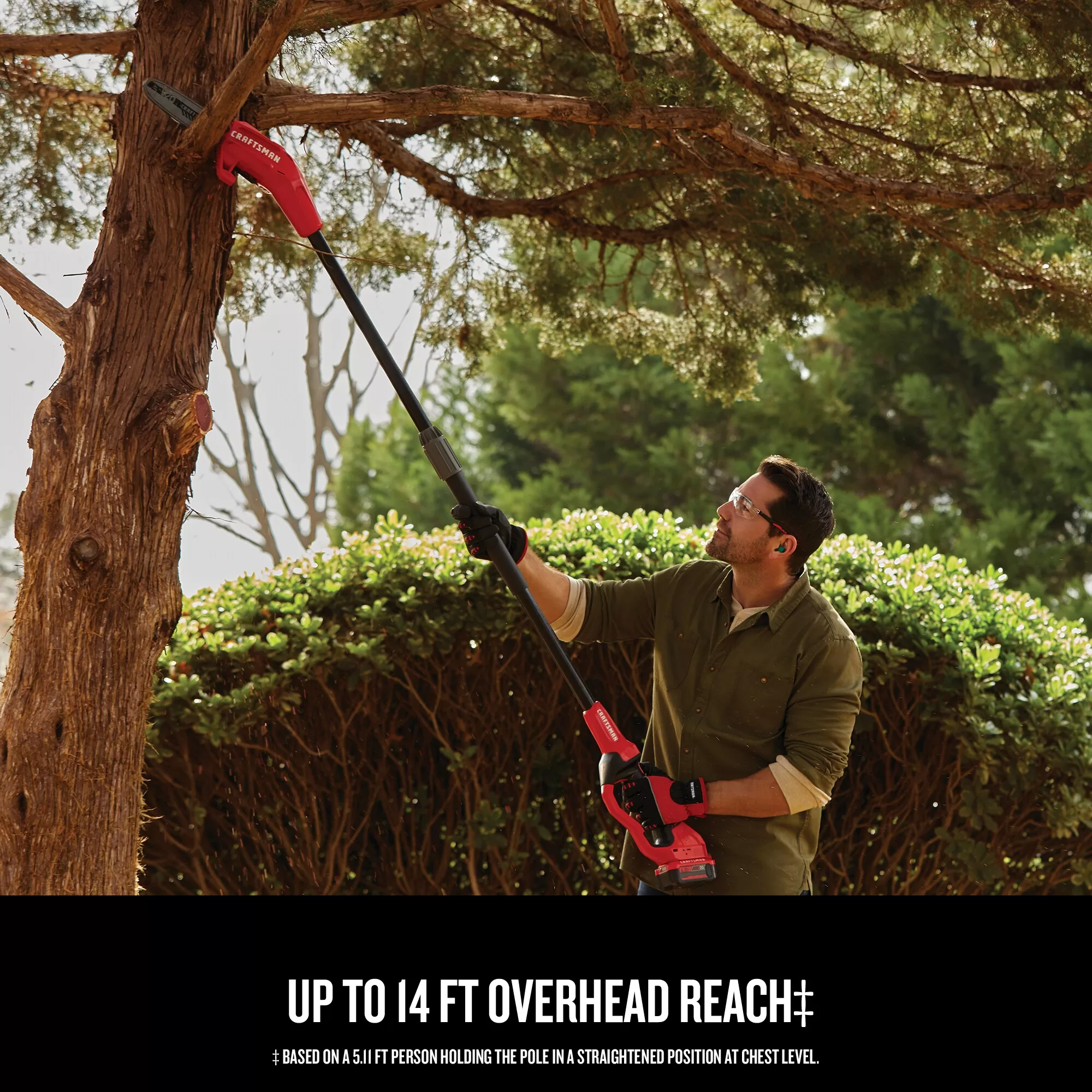 CRAFTSMAN V20 20-volt max 8.0-in 4 Ah Battery Pole Saw Battery Included, Charger Included - Image 5