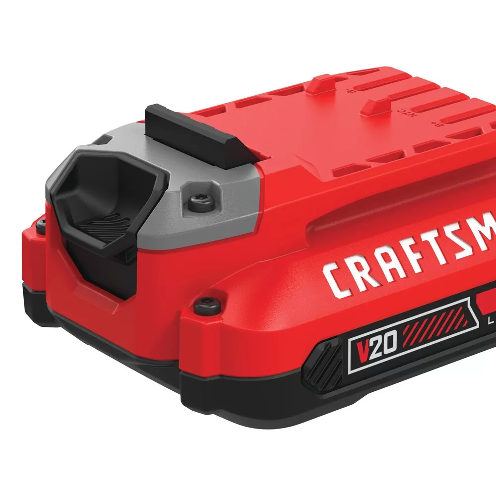 CRAFTSMAN V20 20-Volt 2-Pack 2 Amp-Hour; 2 Amp-Hour Lithium Power Tool Battery Kit (Charger Included) - Image 2