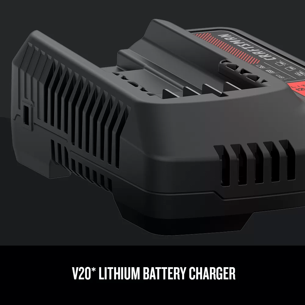 CRAFTSMAN V20 20-Volt 2-Pack 2 Amp-Hour; 2 Amp-Hour Lithium Power Tool Battery Kit (Charger Included) - Image 4