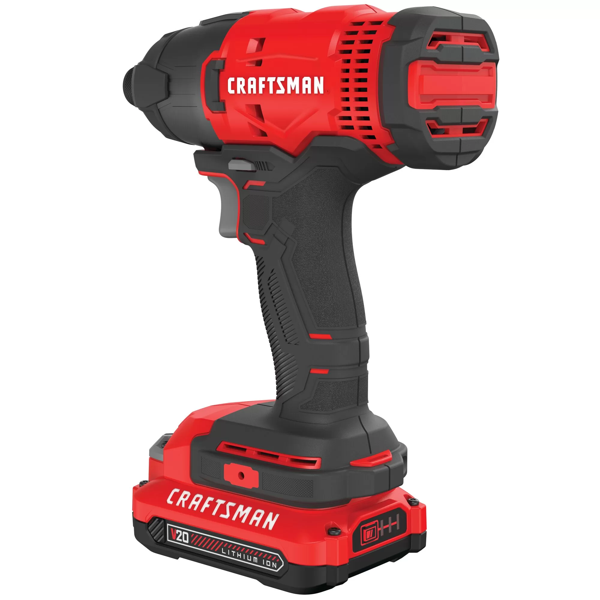 CRAFTSMAN V20 20-volt Max Variable Speed Cordless Impact Driver (2-Batteries Included) - Image 9