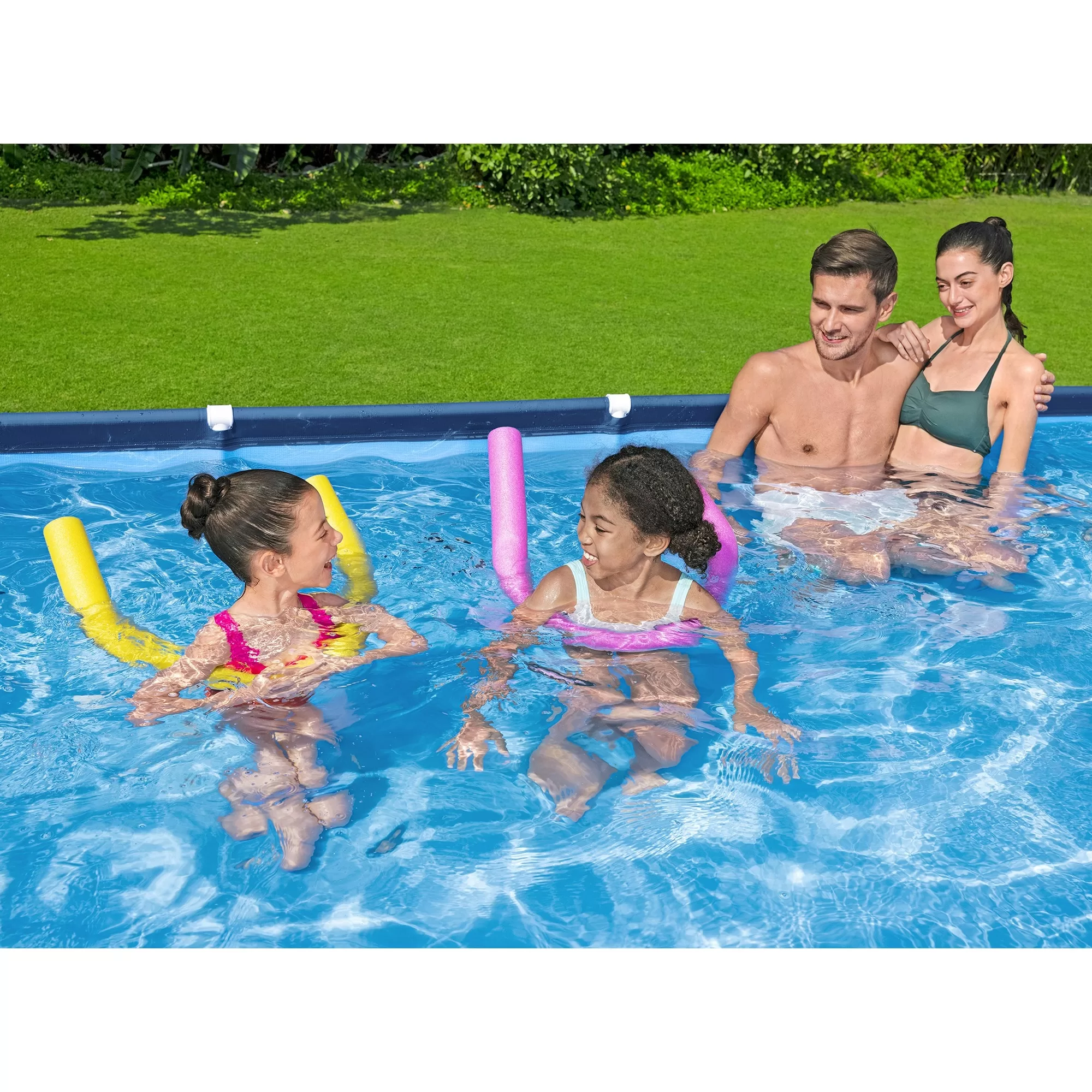 Bestway: Steel Pro 13'1" x 6'11" x 32" Above Ground Pool Set - 1506 Gallons, Outdoor Family Pool