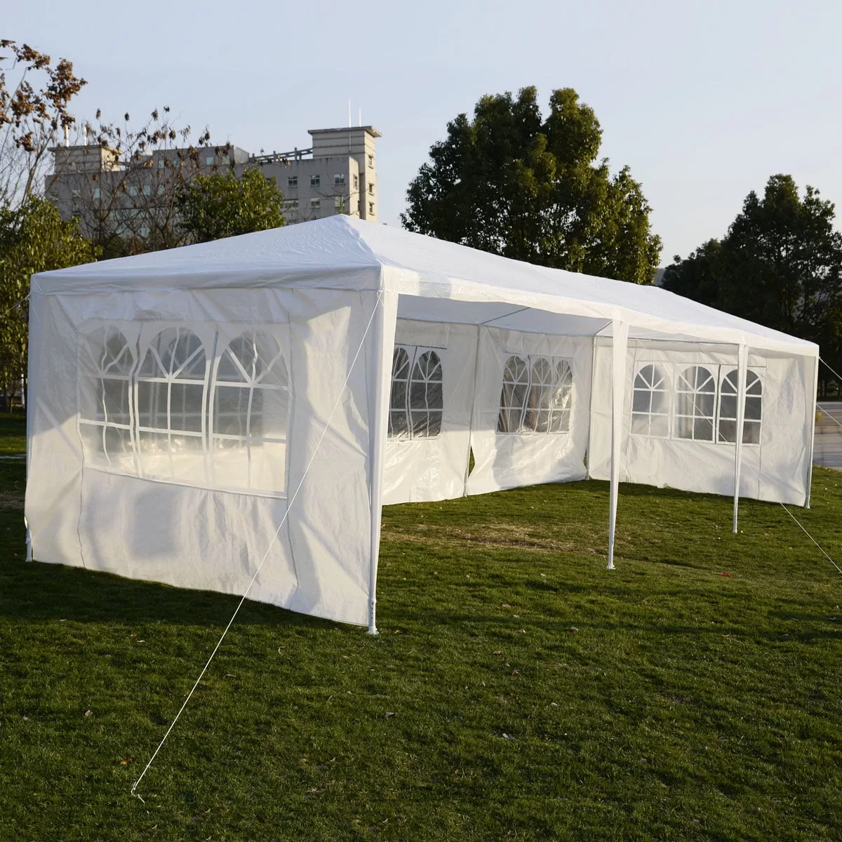 Costway 10'x30'Party Wedding Tent Canopy Heavy duty Pavilion 5 Sidewall