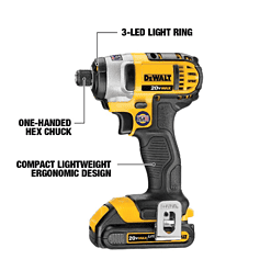 DEWALT DCD771 & DCF885 20-Volt MAX Cordless Drill/Impact Combo Kit (2-Tool) with dck240c2 6-1/2 in. Circular Saw