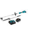 Makita XUX02SM1X4 18V LXT Lithium-Ion Brushless Cordless Couple Shaft Power Head Kit w/String Trimmer & 10 in. Pole Saw Attachments 4.0Ah