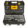 DEWALT DWMT73802 1/4 in. x 3/8 in. Drive Polished Chrome Mechanics Tool Set (142-Piece)