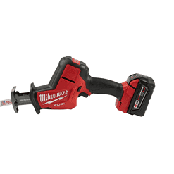Milwaukee 2719-21-48-00-5226 M18 FUEL 18V Lithium-Ion Brushless Cordless HACKZALL Reciprocating Saw Kit with Carbide Teeth AX SAWZALL Blade