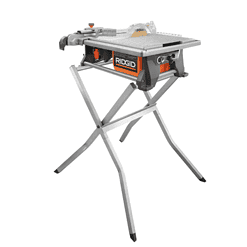 RIDGID R4021SN 6.5 Amp Corded 7 in. Table Top Wet Tile Saw with Stand