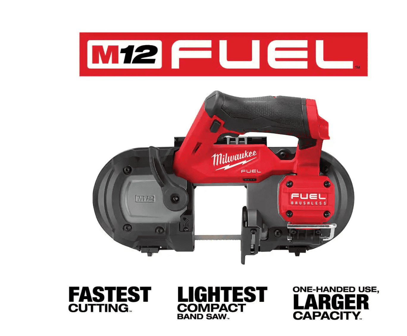 Milwaukee Band Saw 2529-20 M12 FUEL 12V Lithium-Ion Cordless Compact (Tool-Only)